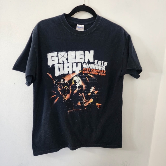 Gildan Green Day 2010 Summer 21st Century Breakdown Tour TShirt - Picture 1 of 7
